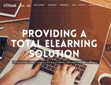 Tablet Screenshot of ethinkeducation.com